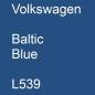 Preview: Volkswagen, Baltic Blue, L539.